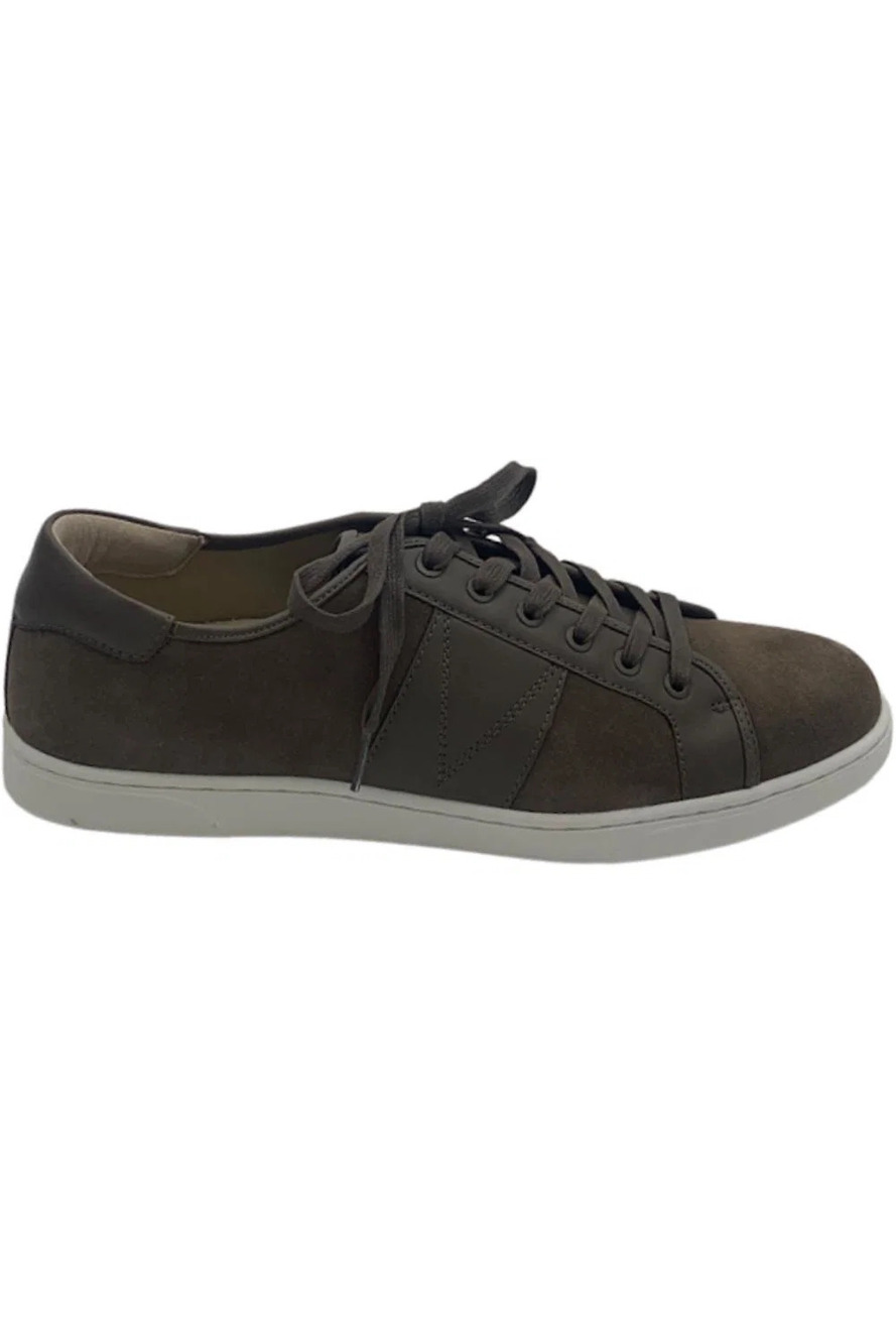 Vionic Men's Suede Water Resistant Cupsole Sneaker Jerome Taupe - Medium